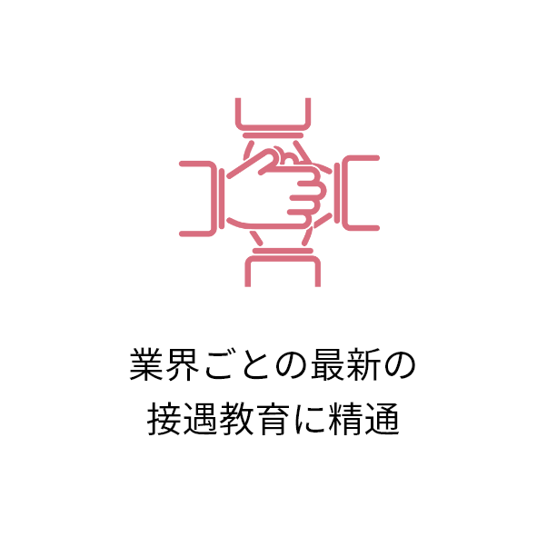 医療接遇分野の最新動向に精通